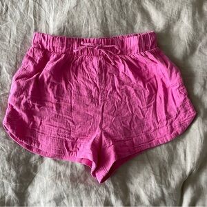 3/$20 Boden hot pink cotton casual elastic shorts